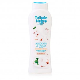 хигиена,тяло,tulipan,negro,algodón,y,talco,650ml,shower,gel,clear