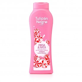хигиена,тяло,tulipan,negro,fresa,y,nata,650ml,shower,gel,clear