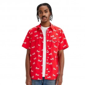 тениска,мъжки,тениски,levi's®,relaxed,fit,western,short,sleeve,t,shirt,red