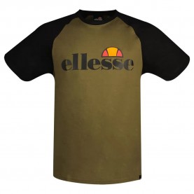 тениска,мъжки,тениски,ellesse,corp,short,sleeve,t,shirt,khaki,black,(green)
