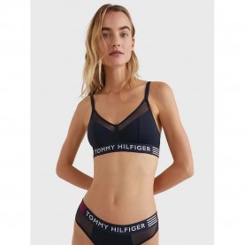 дамско,бельо,дамски,бикини,и,танкини,tommy,hilfiger,stretch,unlined,triangle,bra,blue,(desert,sky)