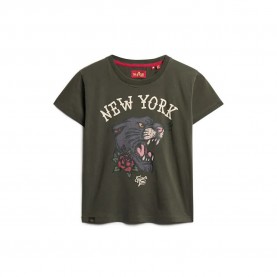 тениска,дамски,тениски,superdry,tatto,graphic,90´s,short,sleeve,t,shirt,dark,grey,green,(green)