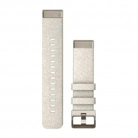 други,аксесоари,garmin,quickfit®,20,mm,nylon,strap,cream,heathered,soft,gold,hardware,(silver)