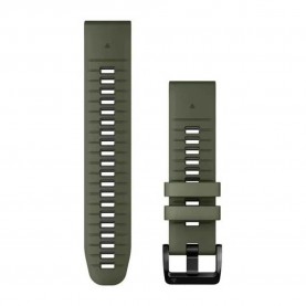 други,аксесоари,garmin,quickfit®,22,mm,silicone,strap,moss,graphite,(green,silver)