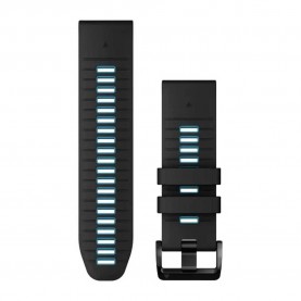 други,аксесоари,garmin,quickfit®,26,mm,silicone,strap,black,cirrus,blue,(black,silver)