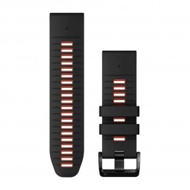 други,аксесоари,garmin,quickfit®,26,mm,silicone,strap,black,grey,(black,flame,red)