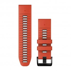 други,аксесоари,garmin,quickfit®,26,mm,silicone,strap,flame,red,graphite,(orange)