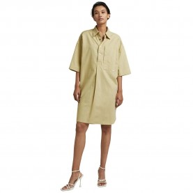 Рокля G-Star D23219-D187 short sleeve short dress - Green (Leek Green) рокля,дамски,поли,и,рокли,g,star,d23219,d187,short,sleeve,short,dress,green,(leek,green)