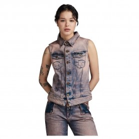 Елек G-Star D24252-C052 waistcoat - Purple (Light Lavender) елек,дамски,сака,g,star,d24252,c052,waistcoat,purple,(light,lavender)