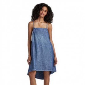 рокля,дамски,поли,и,рокли,g,star,para,simple,sleeveless,short,dress,blue