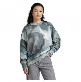 блуза,дамски,блузи,g,star,printed,xxl,oversized,sweatshirt,green