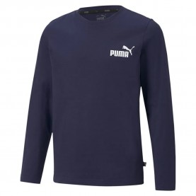 тениска,детски,тениски,puma,ess,no.,1,logo,long,sleeve,t,shirt,blue,(peacoat)