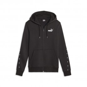 блуза,дамски,блузи,puma,ess,tape,fl,full,zip,sweatshirt,black