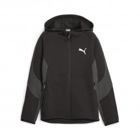 блуза,детски,блузи,puma,evostripe,full,zip,sweatshirt,black