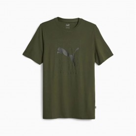 тениска,мъжки,тениски,puma,graphics,cat,short,sleeve,t,shirt,myrtle,(green)
