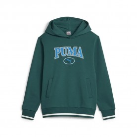 суичър,детски,блузи,puma,squad,fl,hoodie,malachite,(green)
