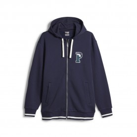 блуза,дамски,блузи,puma,squad,full,zip,sweatshirt,blue