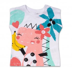 Тениска Tuc tuc Juicy short sleeve T-shirt - Pink (White) тениска,мъжки,тениски,дамски,тениски,tuc,tuc,juicy,short,sleeve,t,shirt,pink,(white)