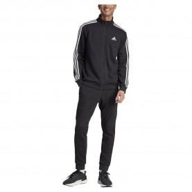 анцуг,мъжки,анцузи,adidas,basic,3,stripes,fleece,tracksuit,black