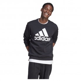 поларена,блуза,мъжки,пуловери,adidas,sportswear,essentials,fleece,big,logo,sweatshirt,black