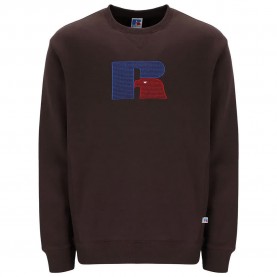 блуза,мъжки,пуловери,russell,athletic,e36112,center,sweatshirt,brown,(seal,bro)