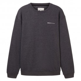 блуза,мъжки,пуловери,tom,tailor,1038875,basic,printed,sweater,grey