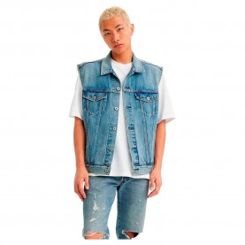 потник,дамски,потници,levi's®,relaxed,trucker,vest,blue