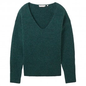 блуза,дамски,пуловери,дамски,плетени,дрехи,tom,tailor,1038392,cozy,v,neck,sweater,green