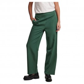 панталони,дамски,панталони,pieces,bossy,wide,leg,fit,high,waist,pants,trekking,green,(green)