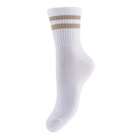чорапи,дамски,чорапи,pieces,cally,socks,bright,white,stripes,silver,mink,(white)