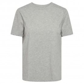 тениска,дамски,тениски,pieces,ria,o,neck,short,sleeve,t,shirt,light,grey,melange,(grey)
