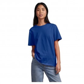 тениска,дамски,тениски,pieces,ria,solid,short,sleeve,t,shirt,blue,(mazarine,blue)