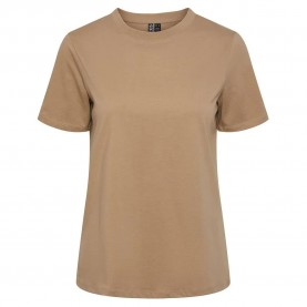 тениска,дамски,тениски,pieces,ria,o,neck,short,sleeve,t,shirt,silver,mink,(brown)