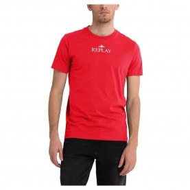 тениска,мъжки,тениски,replay,m6473,.000.22980p,short,sleeve,t,shirt,red,(ruby,red)
