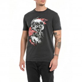 тениска,мъжки,тениски,replay,m6671,.000.22658lm,short,sleeve,t,shirt,grey