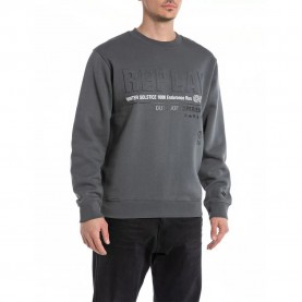 блуза,мъжки,пуловери,replay,m6709,.000.22706,sweatshirt,titanium,(grey)