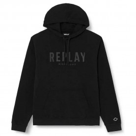 суичър,мъжки,пуловери,replay,m6717,.000.22890cs,hoodie,black,(black)