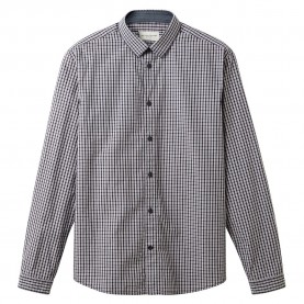 карирана,риза,мъжки,ризи,tom,tailor,1037436,checked,shirt,grey