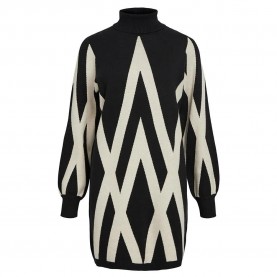рокля,дамски,поли,и,рокли,object,ray,long,sleeve,dress,multicolor