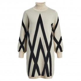 рокля,дамски,поли,и,рокли,object,ray,long,sleeve,dress,beige