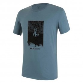 Тениска Wildcountry Flow short sleeve T-shirt - Deepwater тениска,мъжки,тениски,wildcountry,flow,short,sleeve,t,shirt,deepwater