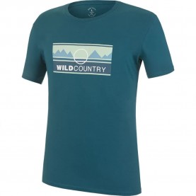 Тениска Wildcountry Heritage short sleeve T-shirt - Petrol тениска,мъжки,тениски,wildcountry,heritage,short,sleeve,t,shirt,petrol