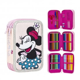 канцеларски,принадлежности,cerdá,minnie,giotto,premium,pencil,case,pink,(pink)