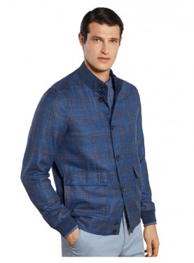 яке,мъжки,якета,hackett,sr,check,jacket,blue