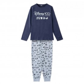 пижама,дамски,пижами,cerdá,disney,100,long,sleeve,pyjama,blue,(blue,blue)