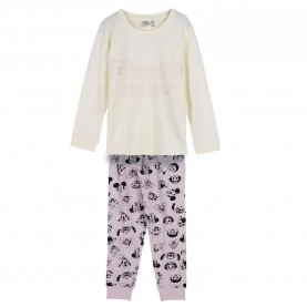 пижама,детски,пижами,disney,disney,100,long,sleeve,pyjama,white,pink,(white,pink)
