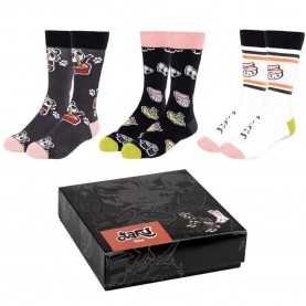 чорапи,мъжки,чорапи,cerdá,otaku,half,long,socks,3,units,multicolor,(multicolor)