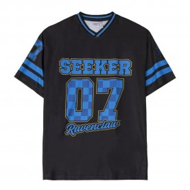 Тениска Cerdá Oversize Ravenclaw short sleeve T-shirt - Black (Black) тениска,мъжки,тениски,дамски,тениски,cerdá,oversize,ravenclaw,short,sleeve,t,shirt,black,(black)