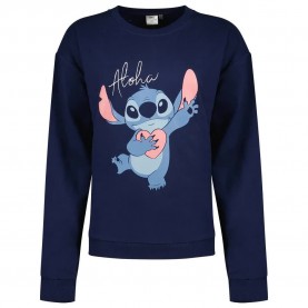блуза,дамски,блузи,cerdá,stitch,sweatshirt,blue,(blue)