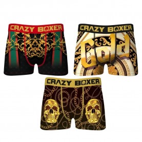 боксерки,мъжко,бельо,crazy,boxer,t727,boxers,3,units,black,(multicolor)